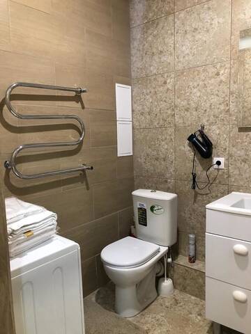 Фото номера Апартаменты с 1 спальней Апартаменты Уютная, новая квартира в центре города г. Костанай 14